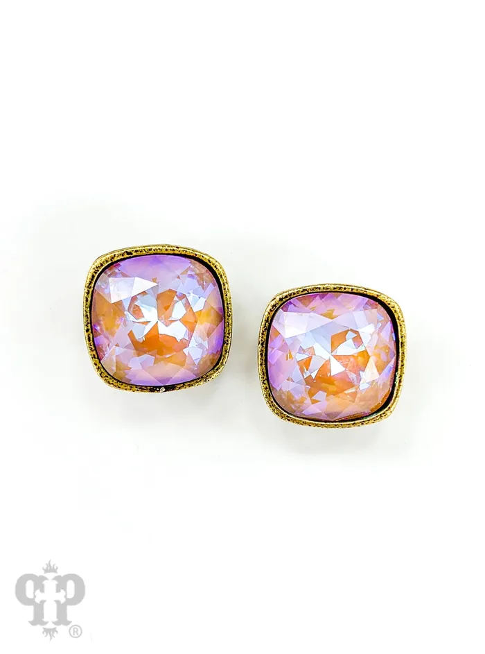 PINK PANACHE Earrings PINK PANACHE 12MM BRONZE POST EARRINGS E448BCD