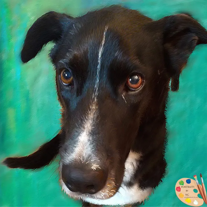 Portraits by NC Labrador Dog Portrait Custom Painted Pet Portrait Necklaces