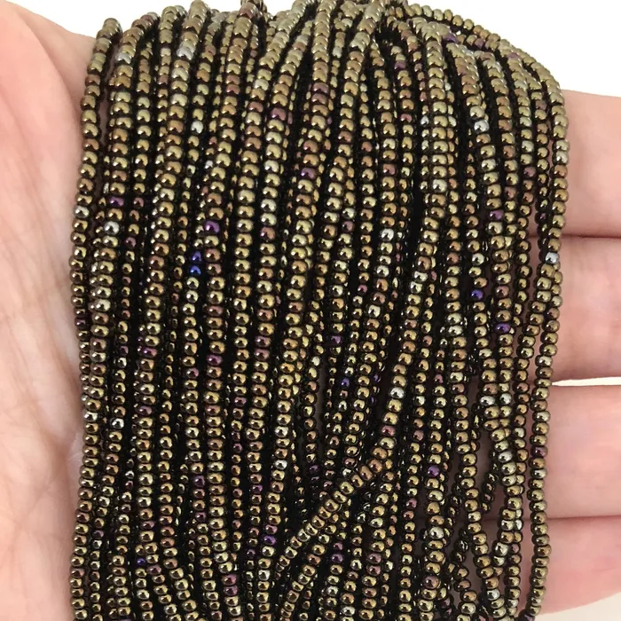 Preciosa Seed Beads 110 59115 Brown IrisPRCS11077 Peppy Beads Earrings