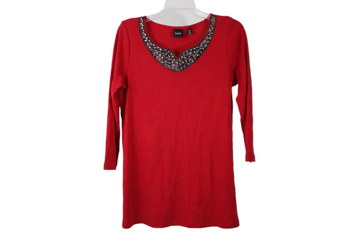 Rafaella Earrings Rafaella Red Top S