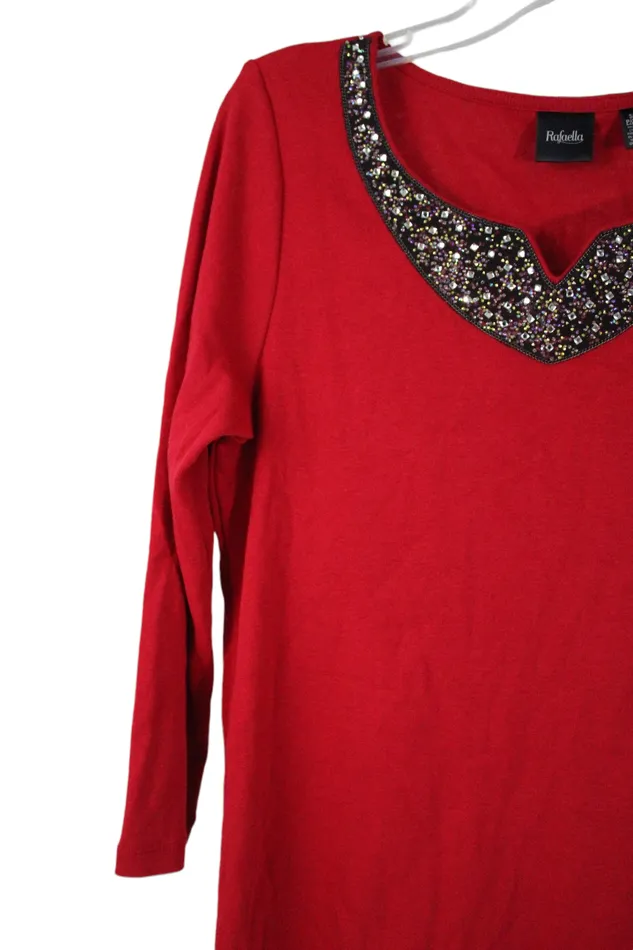 Rafaella Earrings Rafaella Red Top S