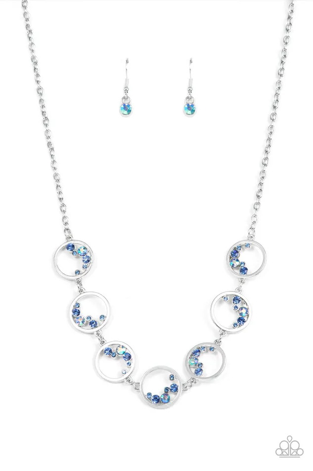 Rings Blissfully Bubbly Blue Paparazzi Accessories