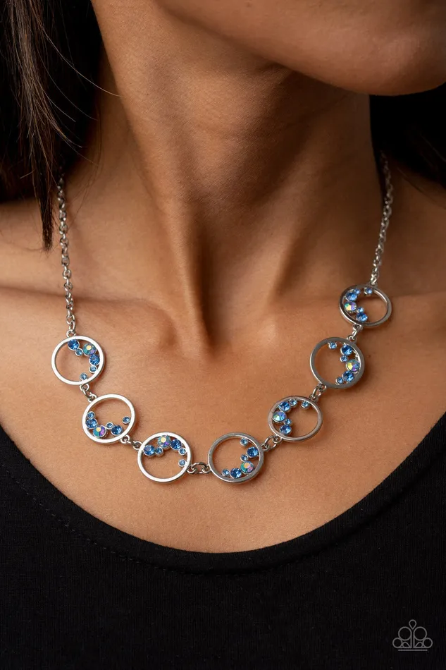 Rings Blissfully Bubbly Blue Paparazzi Accessories