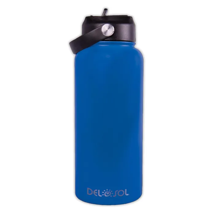 Rings DELSOL Del Sol ColorChanging Water Bottle Blue to Dark Blue 32 oz