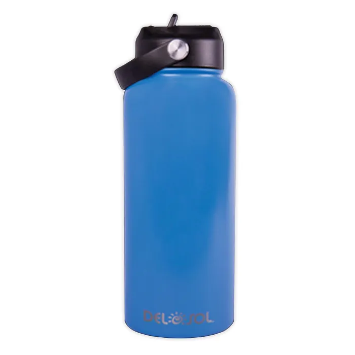 Rings DELSOL Del Sol ColorChanging Water Bottle Blue to Dark Blue 32 oz