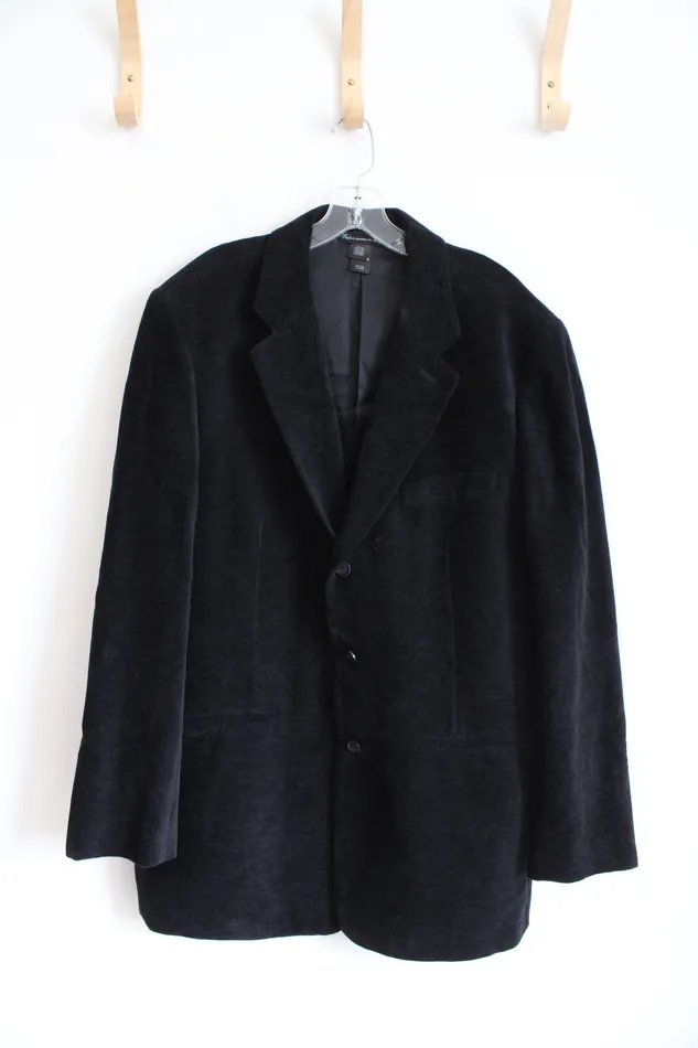 Rings Liz Claiborne Claiborne Black Corduroy Blazer 44L