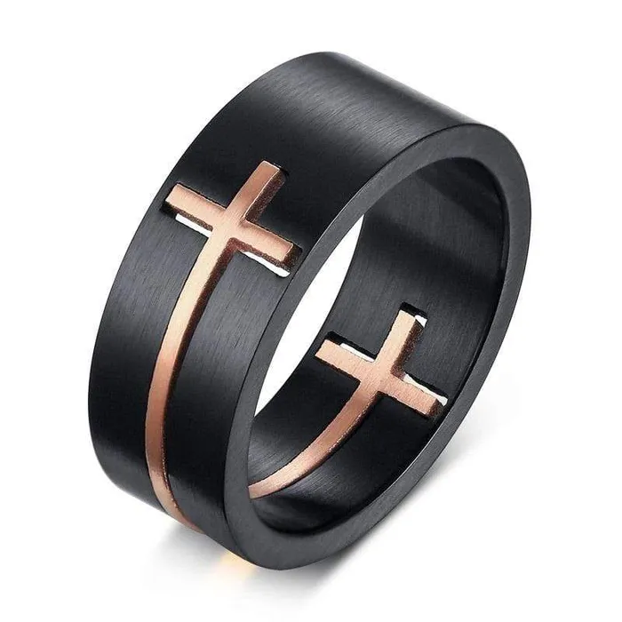 Rings Lords Guidance Christian Ring br Cross