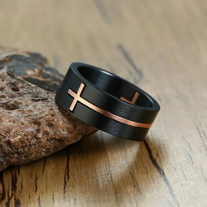 Rings Lords Guidance Christian Ring br Cross