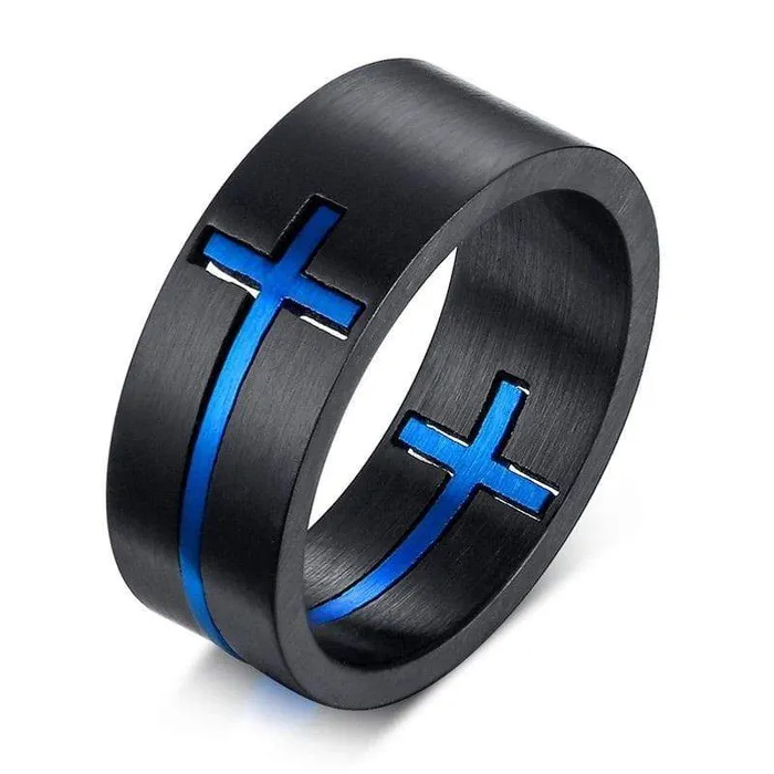 Rings Lords Guidance Christian Ring br Cross