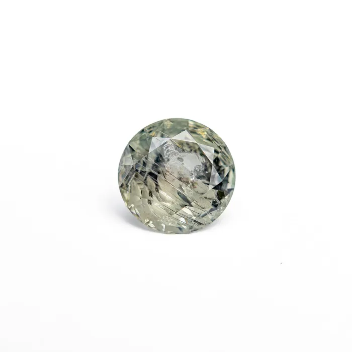 Rings Misfit Gems Green Brilliant Sapphire 074ct Round