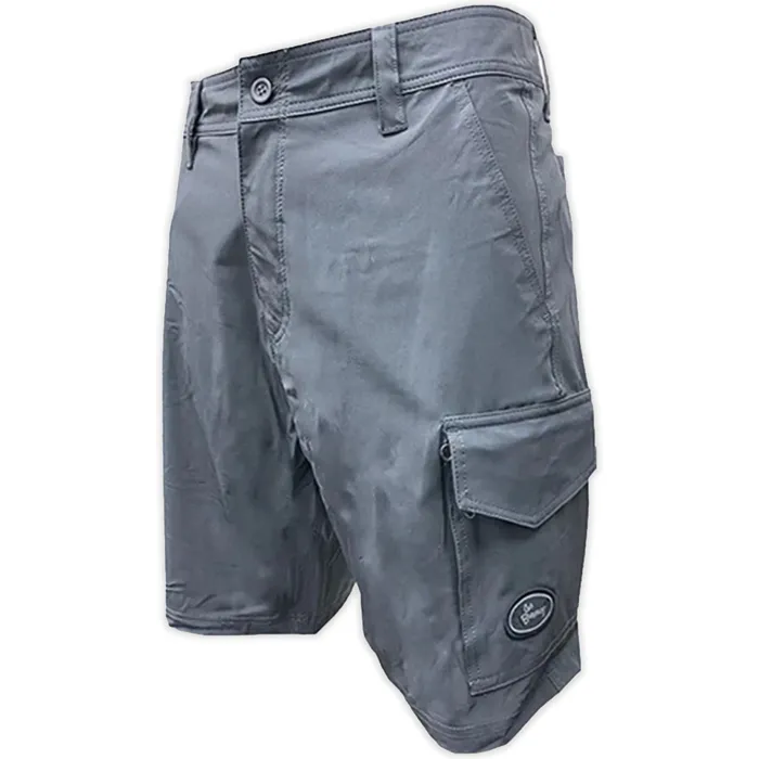 Rings MRHAWAII Go Barefoot Mens Cargo Shorts Charcoal