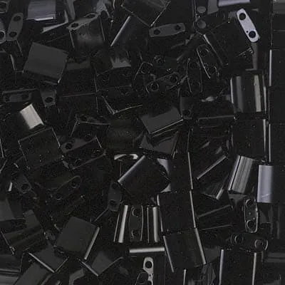 Rings Peppy Beads Miyuki Tila Beads TL0401 Black