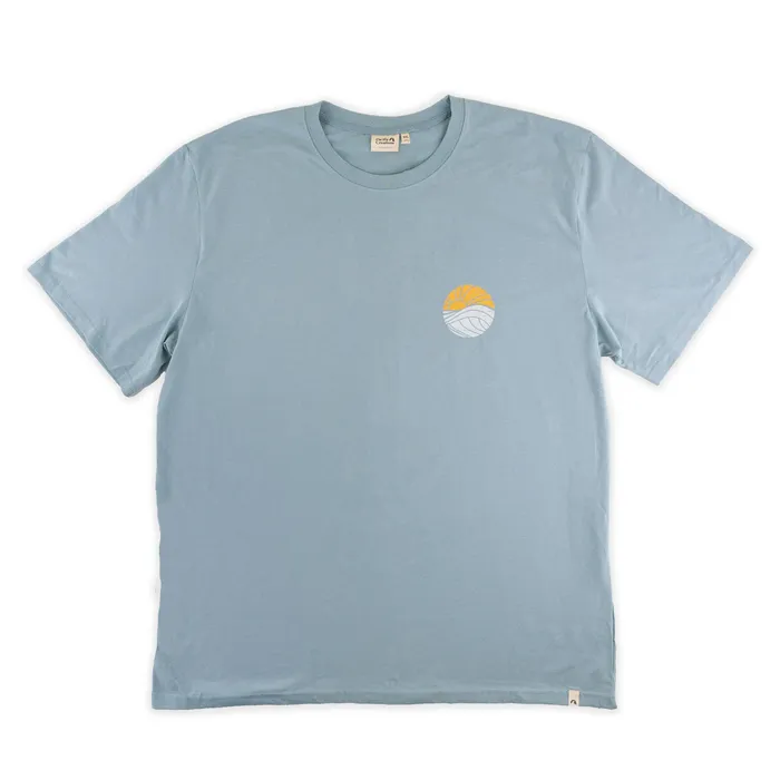 Rings TANKSTREAM Pacific Creations Horizon Mens Tee Shirt Sea Foam Blue