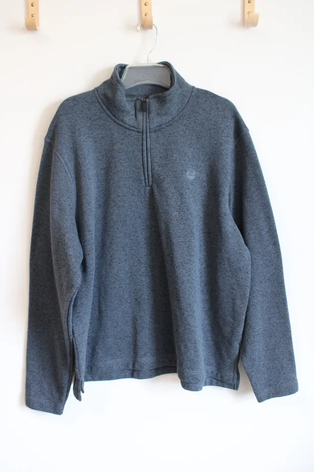 Rings Wrangler Wrangler Outdoor Blue QuarterZip Jacket XL