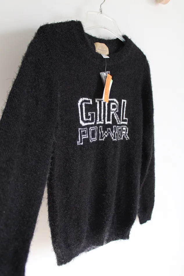 Roebuck Co NEW Roebuck Co Girl Power Black Sweater Rings