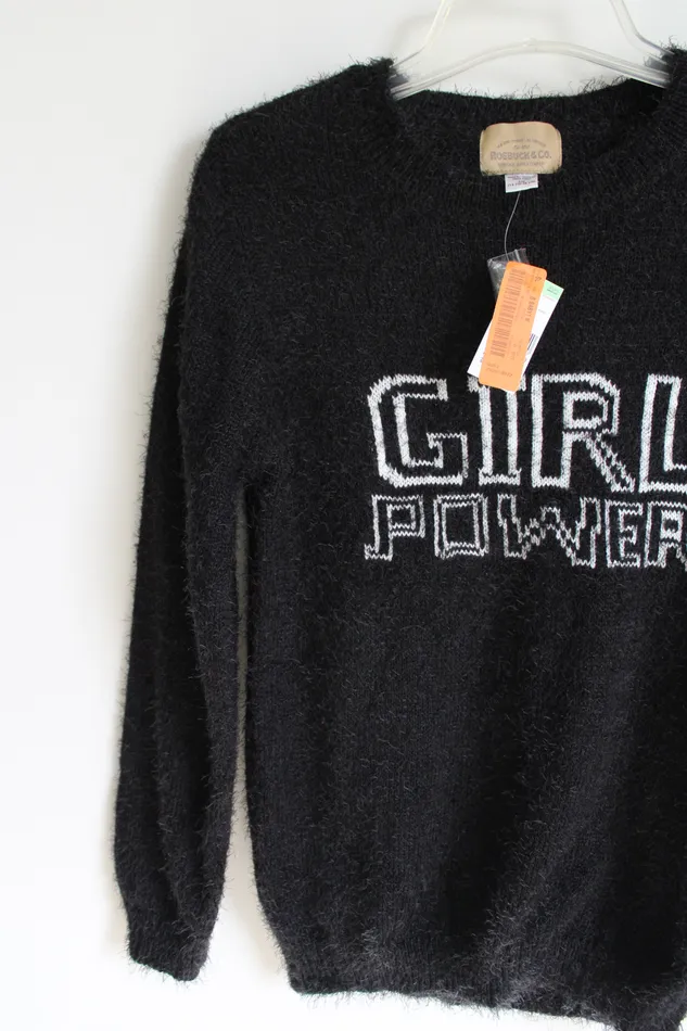 Roebuck Co NEW Roebuck Co Girl Power Black Sweater Rings