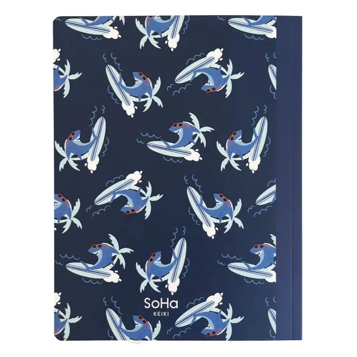 SOHADESIGNS Earrings SoHa Living Surfing Shark Keiki Composition Book