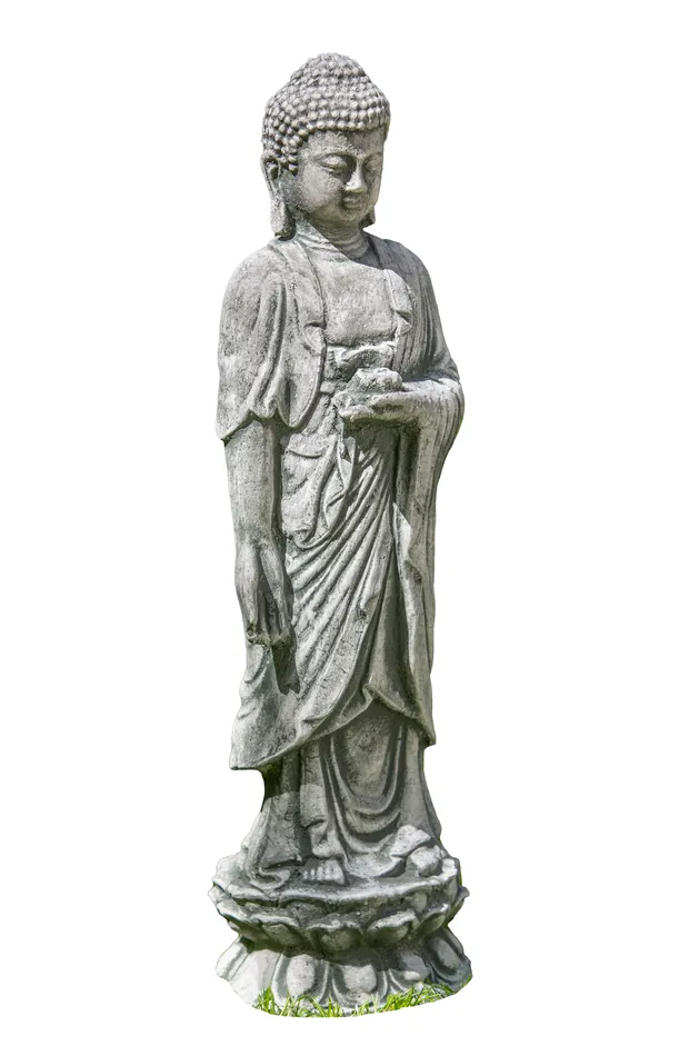 Standing Buddha Garden Statue La Campania Necklaces