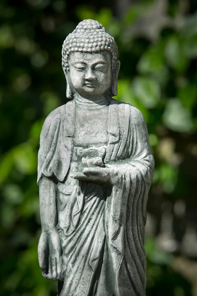 Standing Buddha Garden Statue La Campania Necklaces