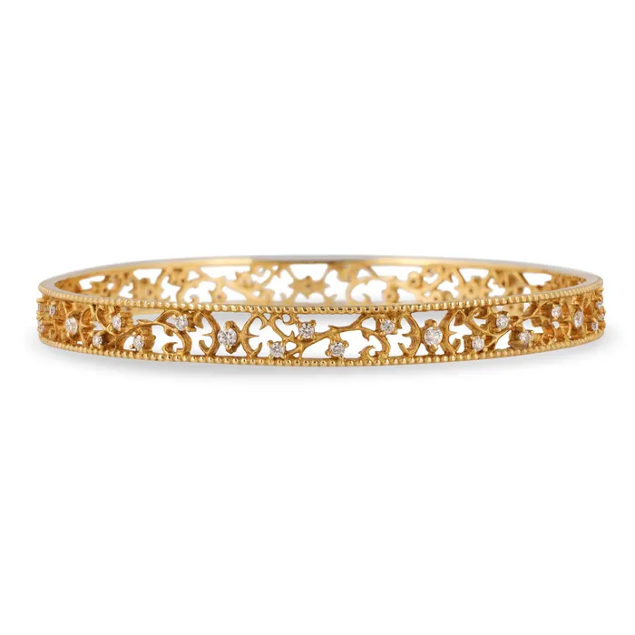 Stephen Silver 095 Carat Diamond Bangle Bracelet Bracelets