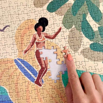 Surf Shack Anthirium Girlies Puzzle 1000Pieces SURFSHACKPUZZLE Earrings