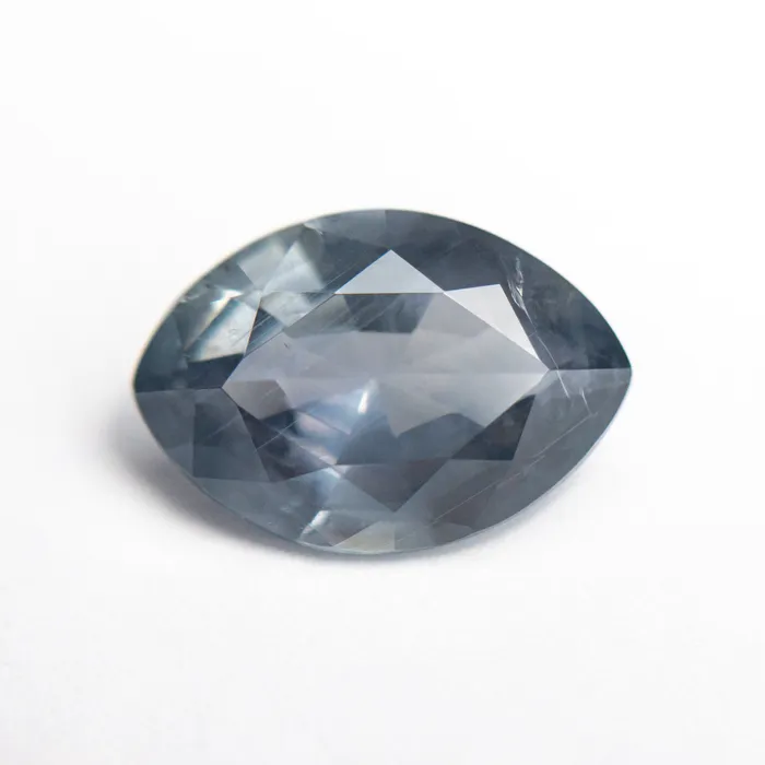 Teal Brilliant Sapphire 403ct Marquise Misfit Gems Earrings