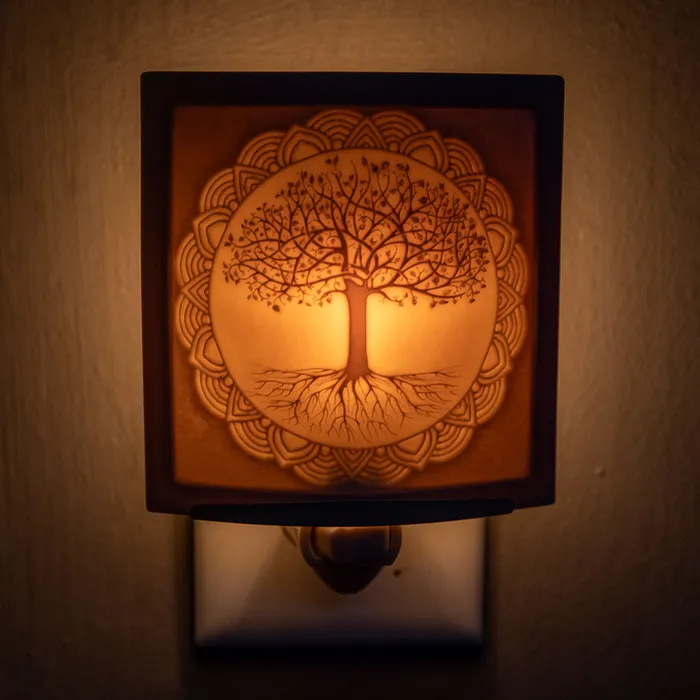 The Porcelain Garden Necklaces Tree of Life Decorative Night Light