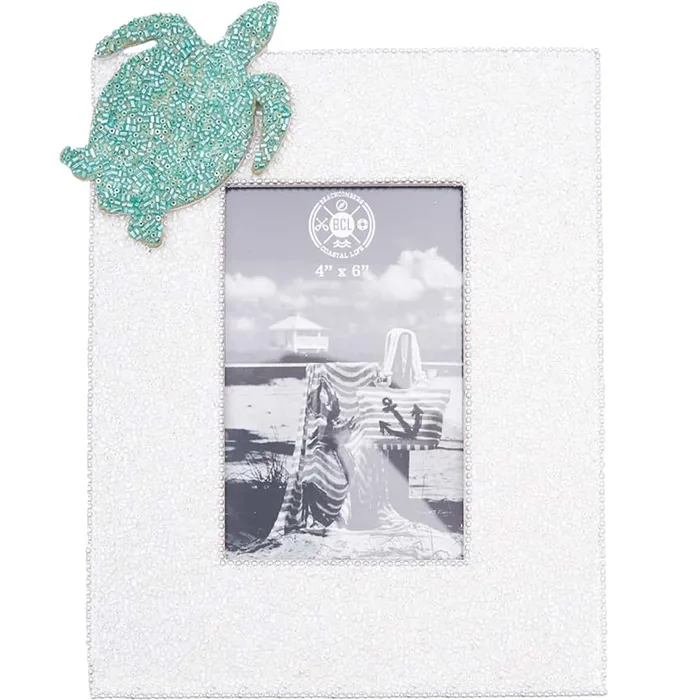 THEBEACHCOMBER Earrings Beachcombers Sea Turtle Picture Frame