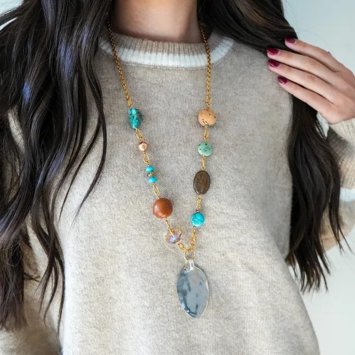Twisted Silver Necklaces ROCK ROCKER Necklace