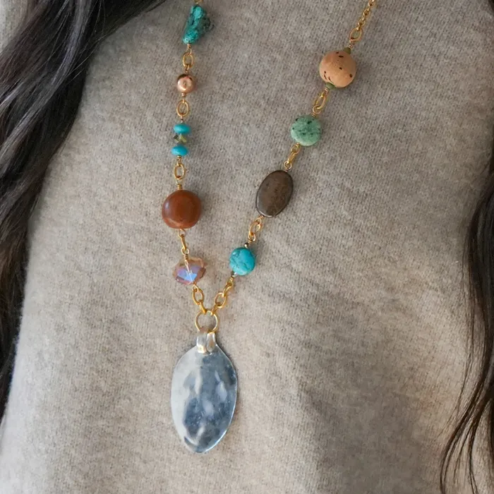 Twisted Silver Necklaces ROCK ROCKER Necklace