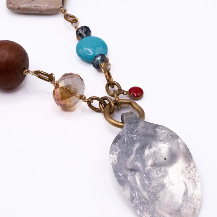 Twisted Silver Necklaces ROCK ROCKER Necklace