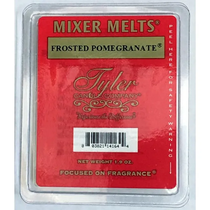TYLER CANDLE COMPANY Earrings TYLER CANDLE CO FROSTED POMEGRANATE CANDLE MIXER MELTS TYLER CANDLE COMPANY Earrings TYLER CANDLE CO FROSTED POMEGRANATE CANDLE MIXER MELTS