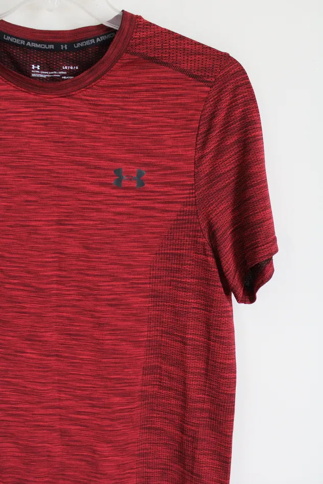 Under Armour Fitted HeatGear Red Shirt L Under Armour Earrings