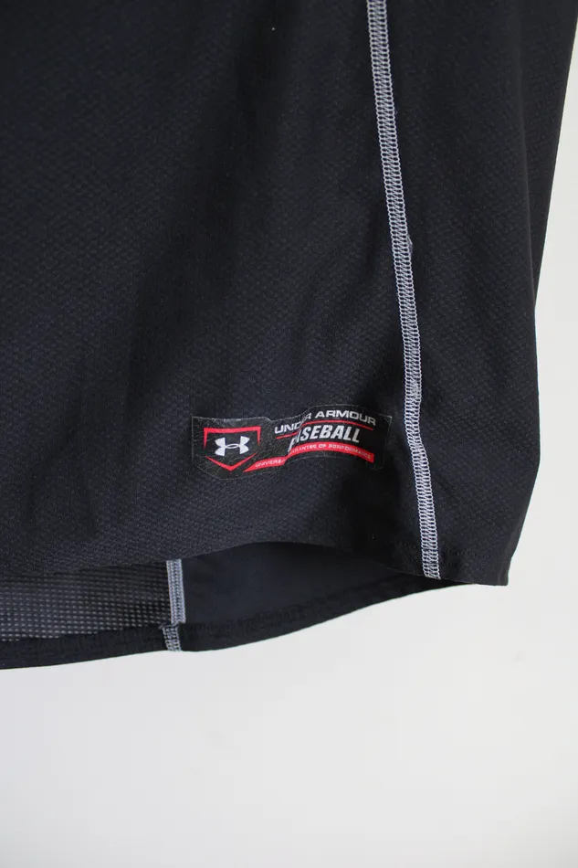 Under Armour Rings Under Armour Black Fitted HeatGear Shirt XL