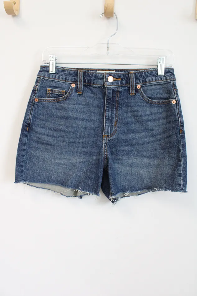Universal Threads Vintage Midi Denim Shorts 2 Universal Thread Earrings