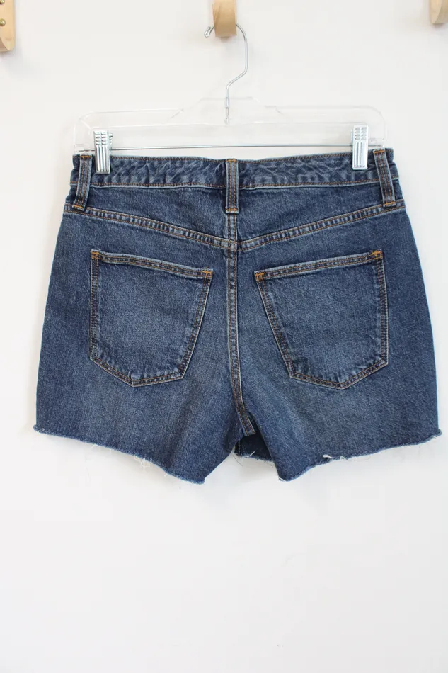 Universal Threads Vintage Midi Denim Shorts 2 Universal Thread Earrings