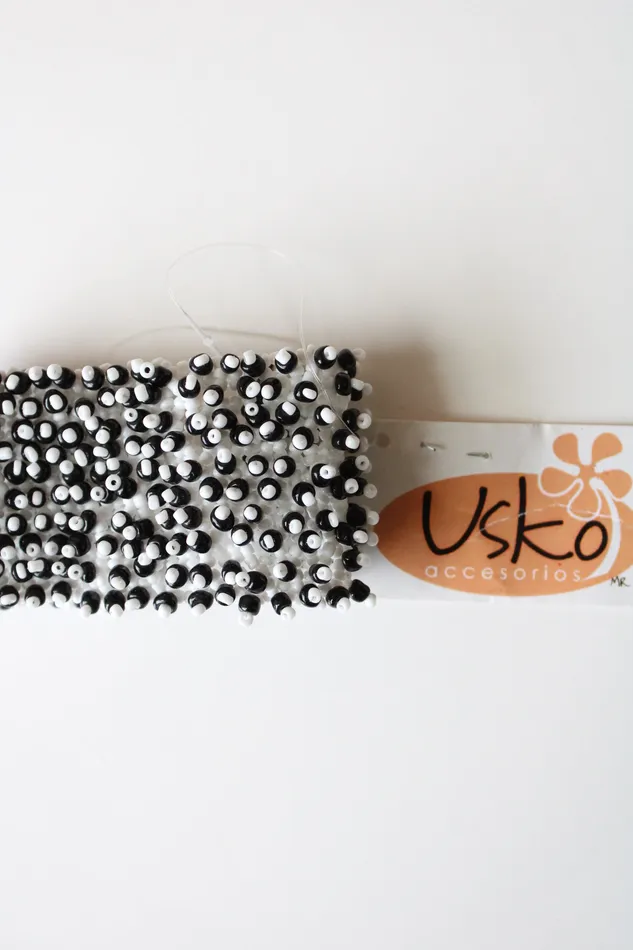 Usko Accessories Bracelets NEW Usko Accessories Black White Beaded Bracelet