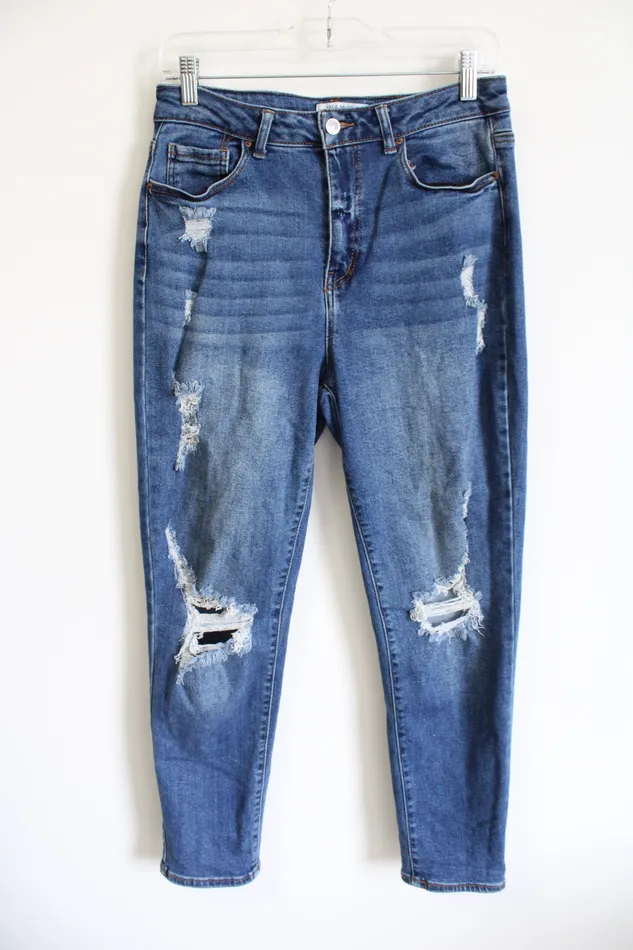 Wax Jean Wax Jean Collection Distressed Jeans 9 29W Earrings