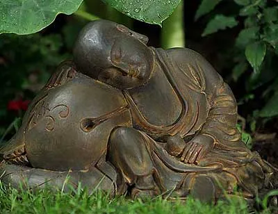 Wesco Necklaces At Ease Garden Monk Statue