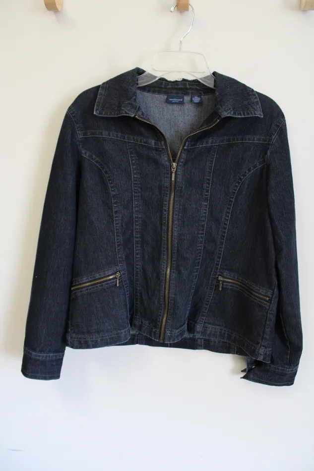 Westbound Denim Jacket S Petite Westbound Earrings