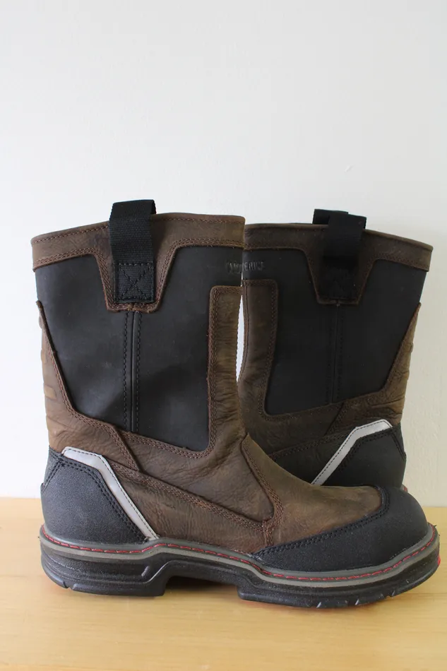 Wolverine Necklaces Wolverine Overman Brown Waterproof Multishox Brown Black PullOn Boot Size 85