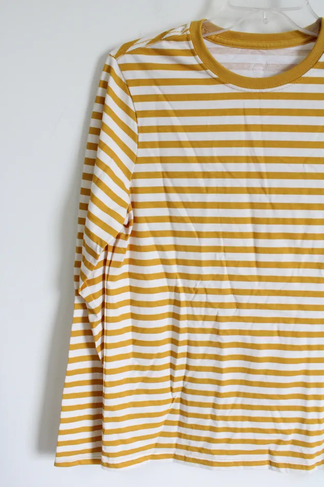 Wonder Nation Yellow Striped Long Sleeved Shirt 18 Wonder Nation Earrings