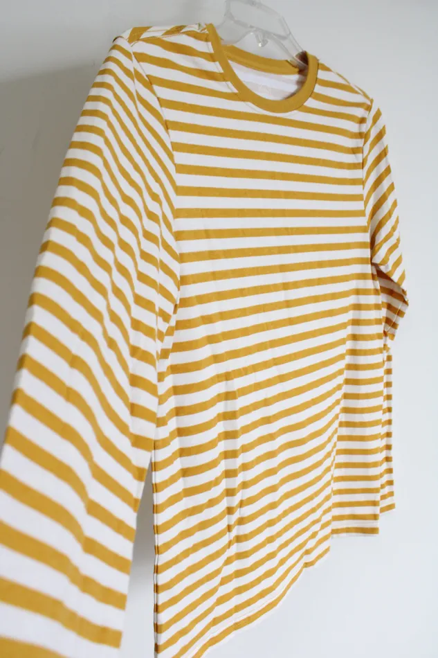Wonder Nation Yellow Striped Long Sleeved Shirt 18 Wonder Nation Earrings