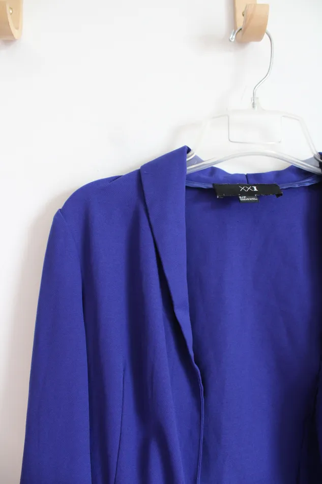 XXI Rings XXI Dark Blue Cropped Blazer S Petite