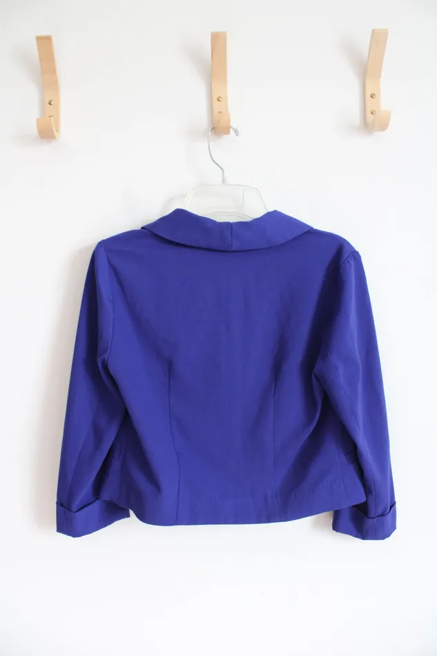 XXI Rings XXI Dark Blue Cropped Blazer S Petite