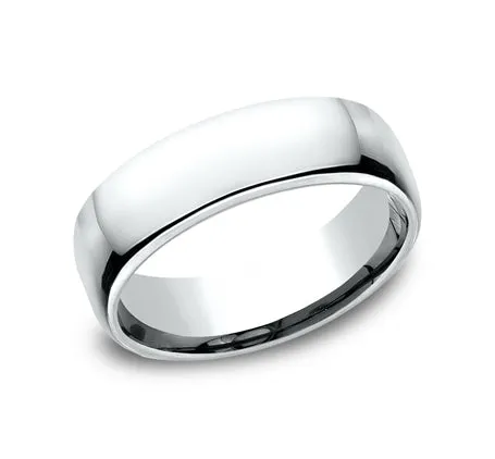 14K White Gold European Comfort Fit Band Benchmark Rings 14K White Gold European Comfort Fit Band Benchmark Rings