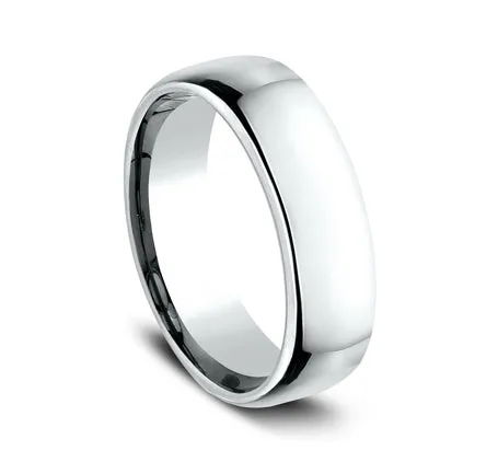 14K White Gold European Comfort Fit Band Benchmark Rings 14K White Gold European Comfort Fit Band Benchmark Rings