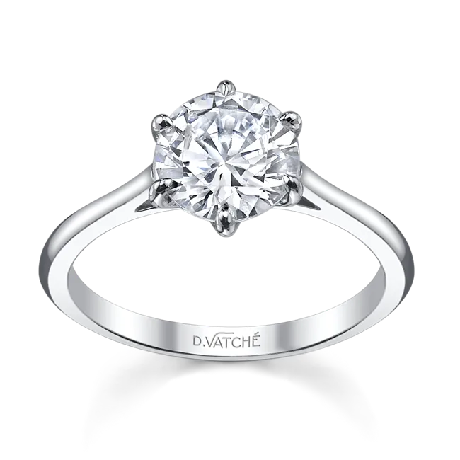 14K White Gold Felicity Solitaire Ring Donald Haack Diamonds Rings 14K White Gold Felicity Solitaire Ring Donald Haack Diamonds Rings
