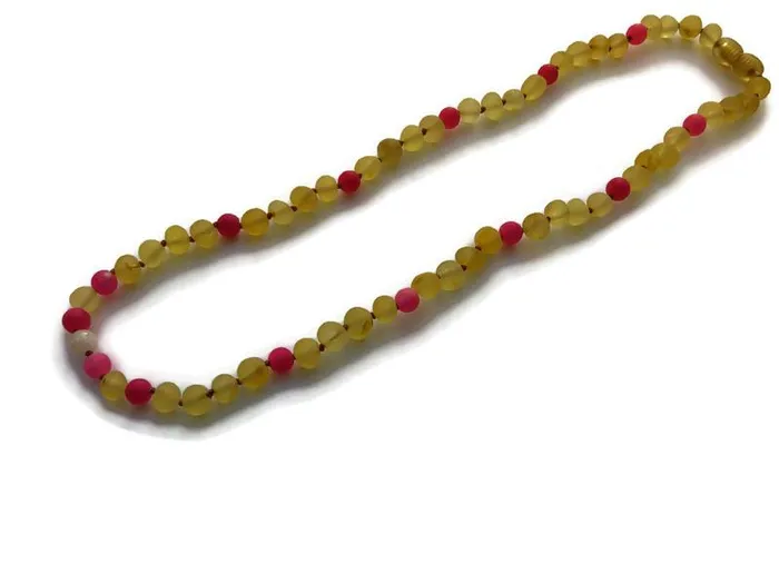 18 19 inch Baltic Amber Necklace Lemon Moonstone Focus Clarity Baltic Essentials Necklaces