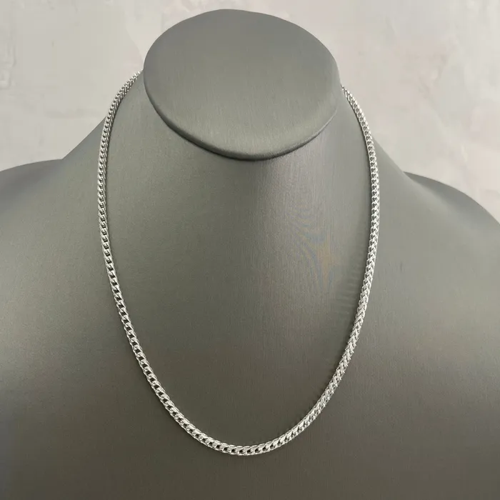32MM Diamond Cut Franco Chain Platinum 950 Saints Gold Co Necklaces 32MM Diamond Cut Franco Chain Platinum 950 Saints Gold Co Necklaces